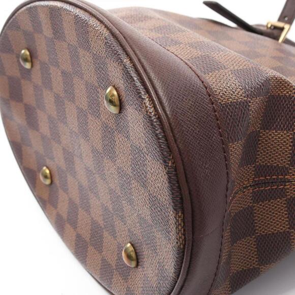 LOUIS VUITTON Brown Damier Leather Tote Bag - Picture 9 of 10
